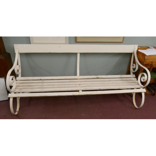 339 - Antique garden bench