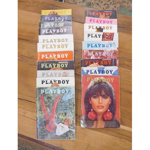 374 - 20 playboy magazines circa 1966-67