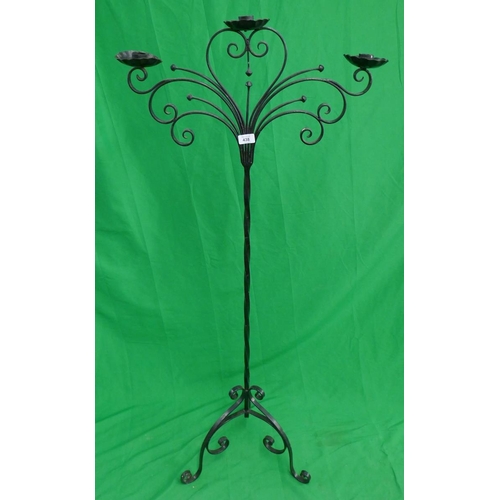 438 - Art Nouveau style candle stand - Approx height: 138cm