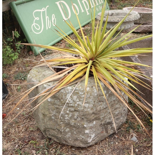 470 - Antique stone circular trough 