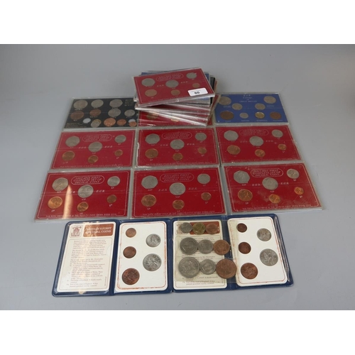 80 - Approx 18 decimal coin sets 