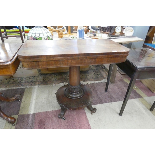 234 - Victorian rosewood tea table