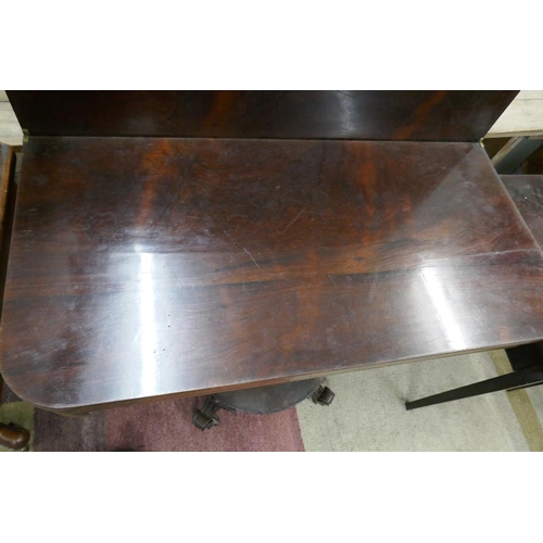 234 - Victorian rosewood tea table