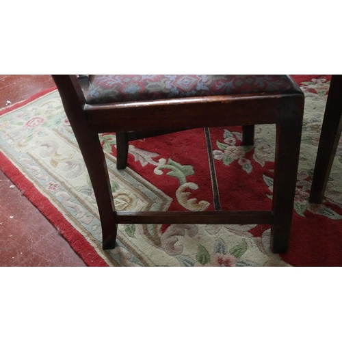 284 - Set of 6 Chippendale style chairs