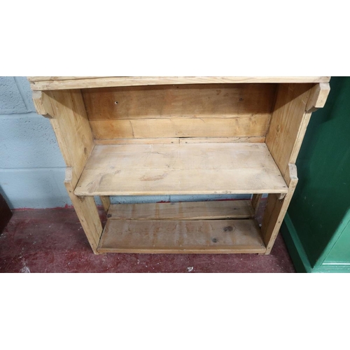 293 - Pine cabinet - Approx size: W: 65cm D:24cm H: 145cm