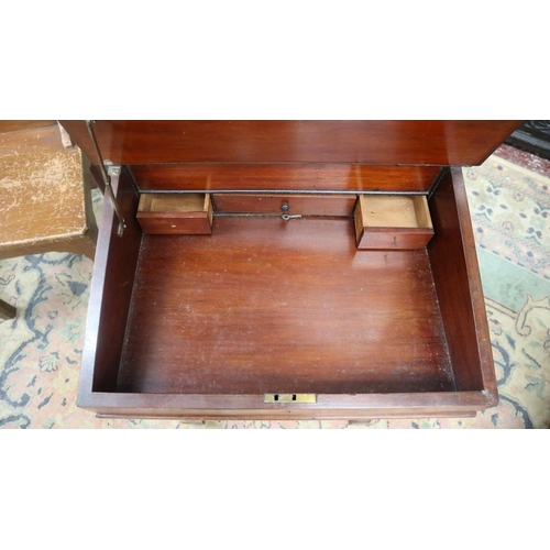 295 - Victorian mahogany Davenport