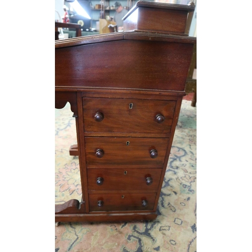 295 - Victorian mahogany Davenport