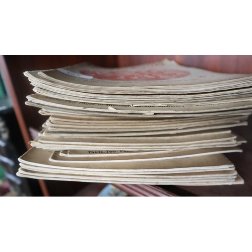 305 - Approx 50 Black & White Boer War budget magazines