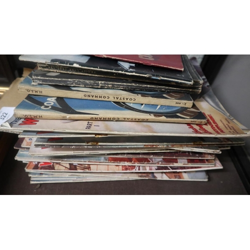 322 - Collection of vintage military magazines