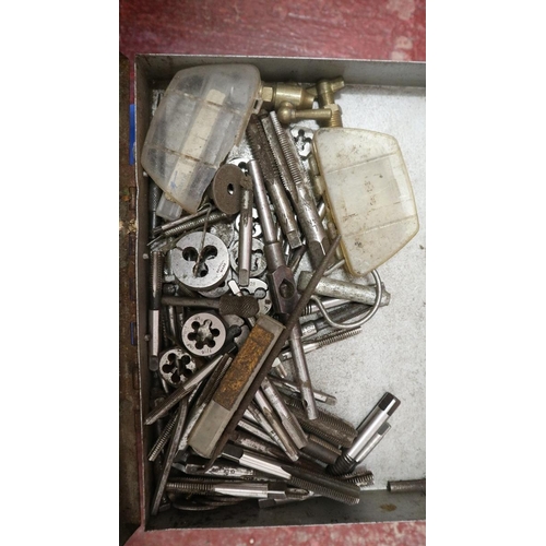 329 - Collection of tools to include tap and die sets etc