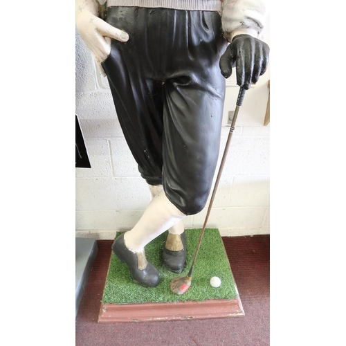 332 - Large golfing figure - Approx height: 200cm