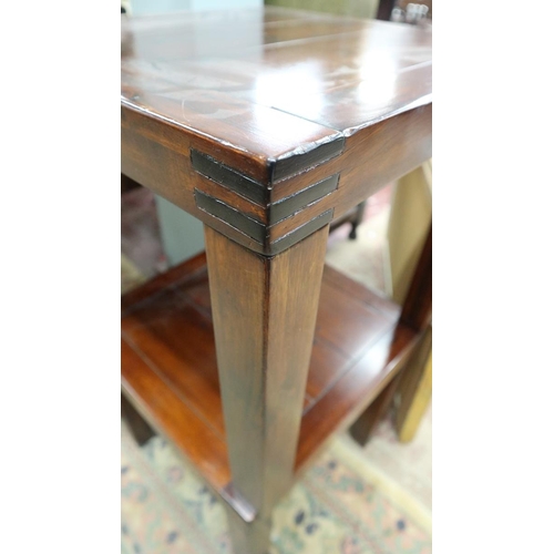 352 - Pair of hardwood occasional tables