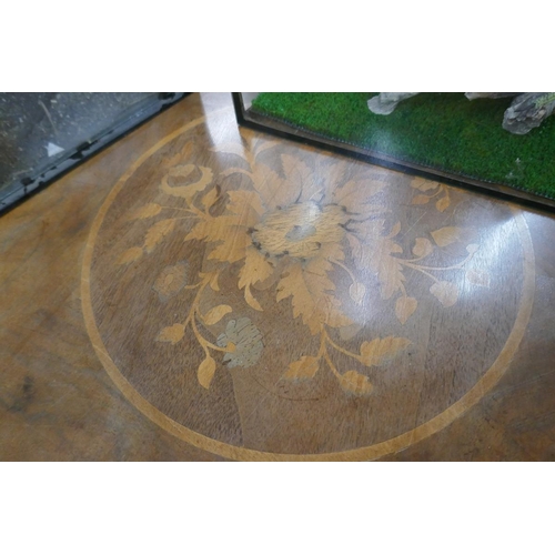 365 - Inlaid Italian walnut breakfast table