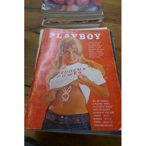 374 - 20 playboy magazines circa 1966-67