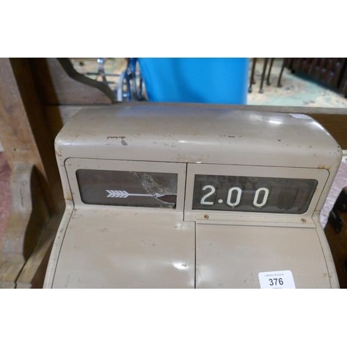 376 - 1950's National cash register till