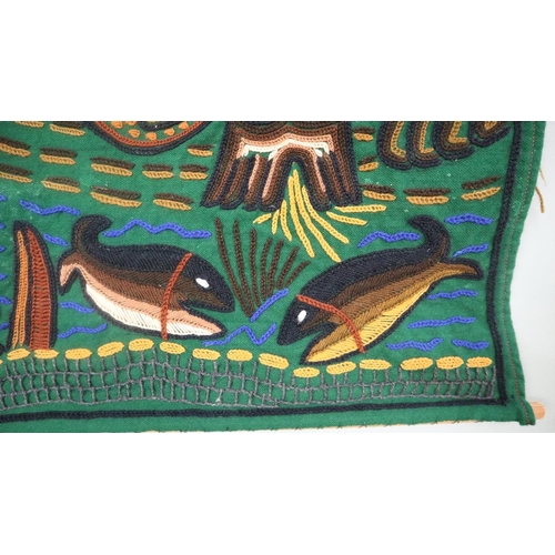 396 - Peruvian wall tapestry