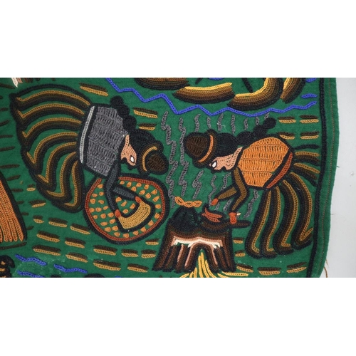 396 - Peruvian wall tapestry