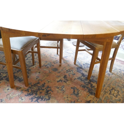 428 - Large pine cricket style table