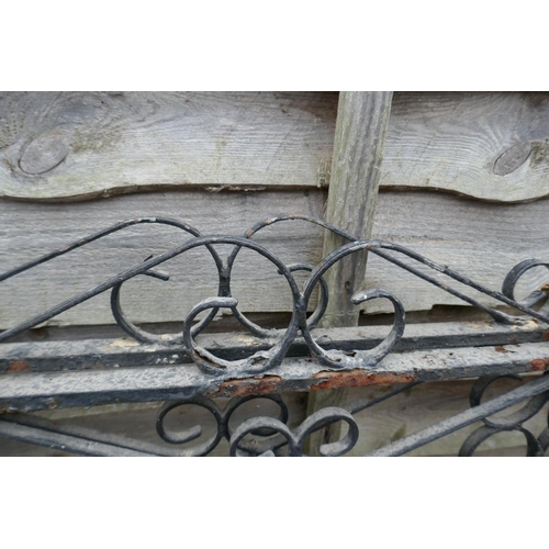 487 - Pair of iron gates