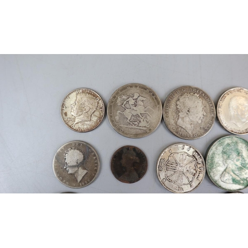 71 - Collection of mostly silver crowns