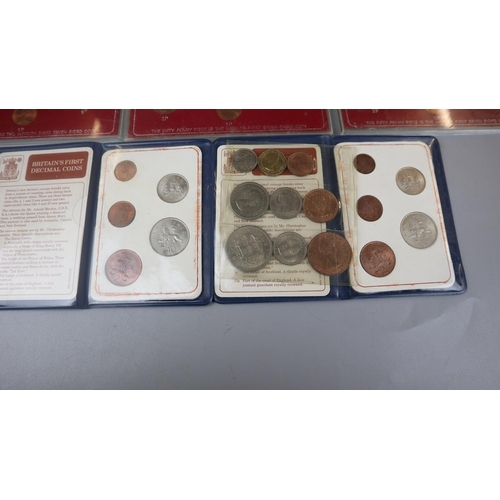 80 - Approx 18 decimal coin sets 