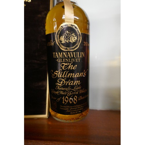 84 - The Stillman's Dram single malt scotch whisky 1968 in presentation box with certificate of authentic... 