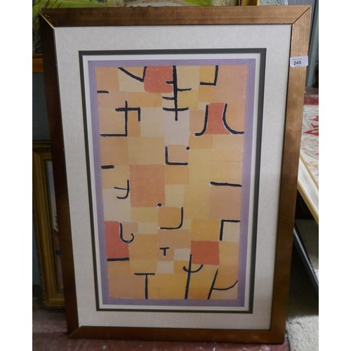 245 - Paul Klee - Characters in Yellow - Fine art print