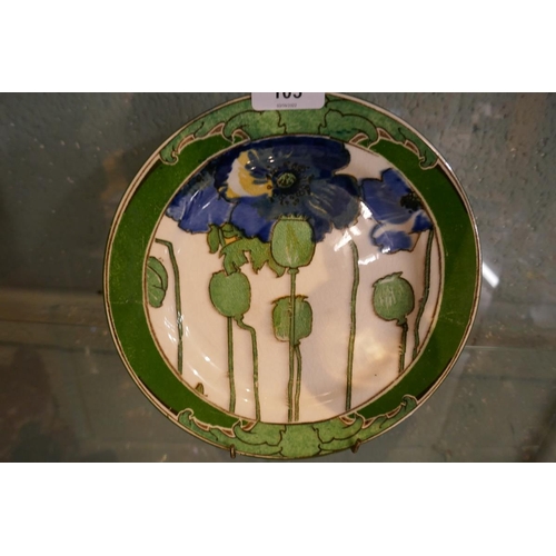 103 - Royal Doulton Blue Poppy plate