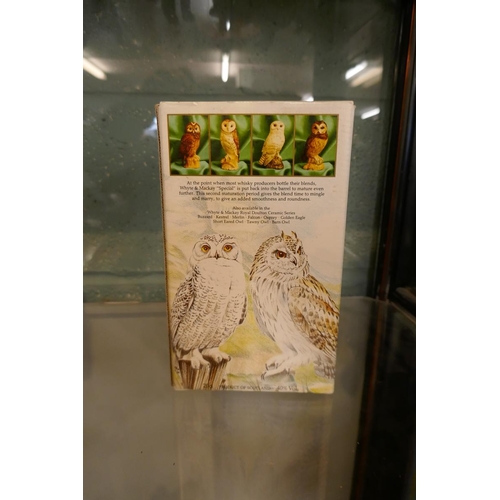 123 - Royal Doulton snowy owl decanter unopened