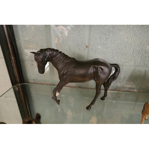 126 - Beswick Black Beauty & foal