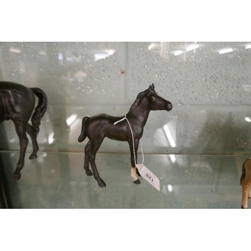 126 - Beswick Black Beauty & foal