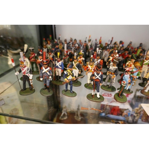 129 - Approx 84 Del Prado figures depicting 1900's military