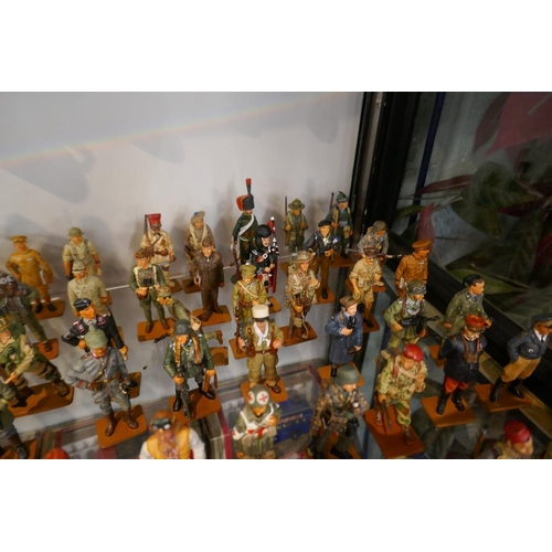 132 - Approx 88 painted Del Prado figures 1901-1950