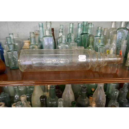 149 - Large collection of Antique & Vintage bottles to include Esso bottle