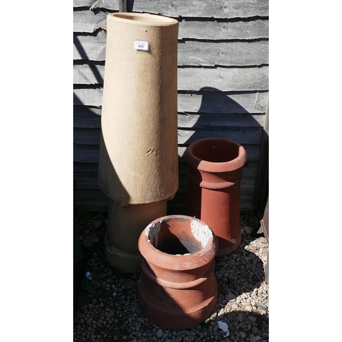 405 - 3 chimney pots