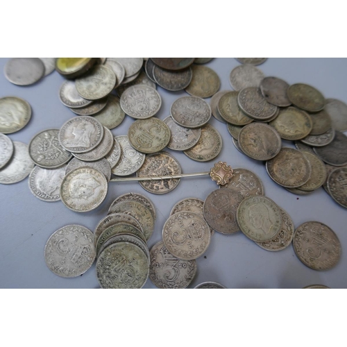 61 - Collection of silver coins