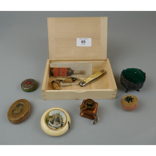 65 - Collection of Victorian & later sewing items