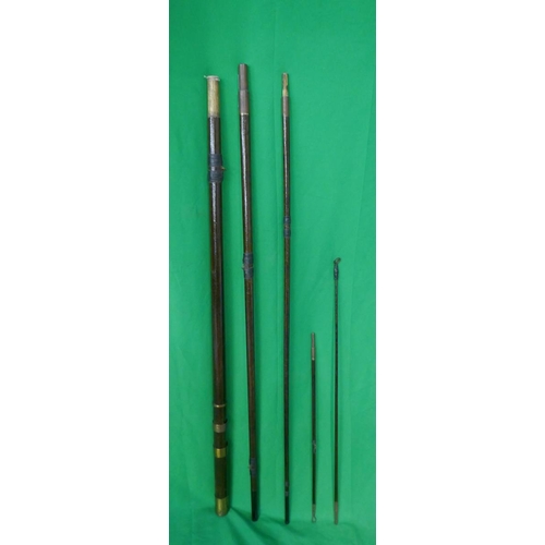 81 - Alfred and Son of London split cane fishing rod