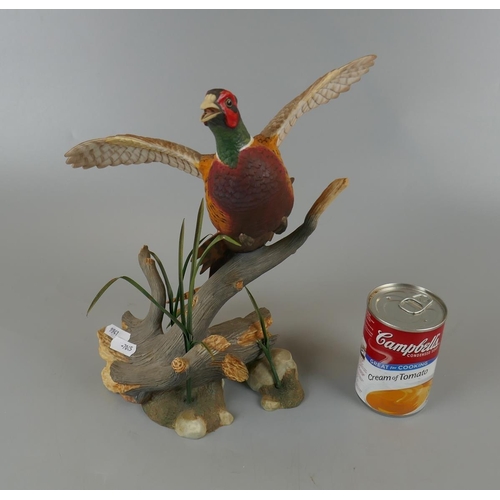 91 - Pheasant sculpture - Approx height: 31cm