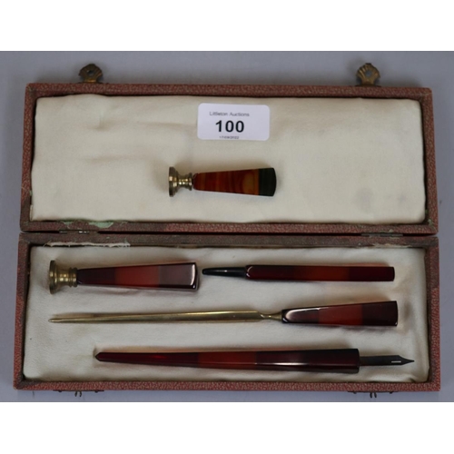 100 - Victorian writing set