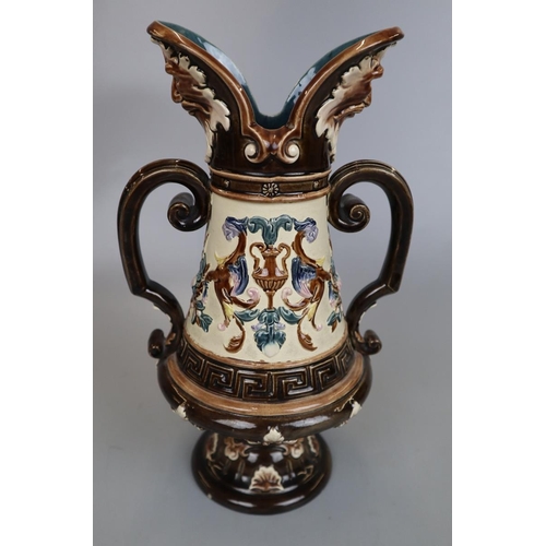 140 - Glazed vase - Approx height: 27cm