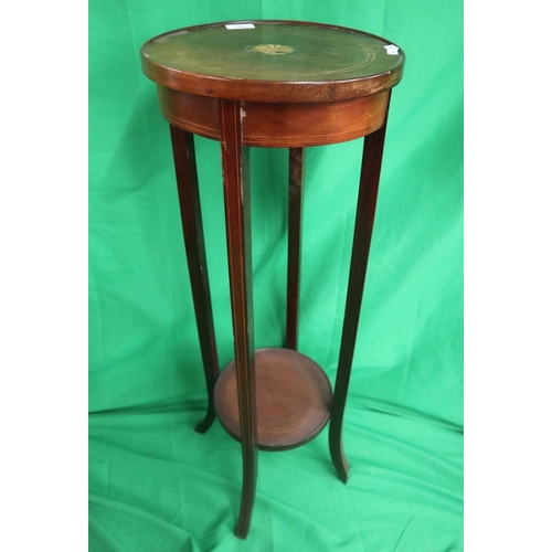 191 - Mahogany plant stand