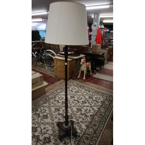 192 - Mahogany standard lamp