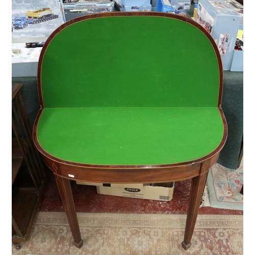 195 - Regency inlaid card table