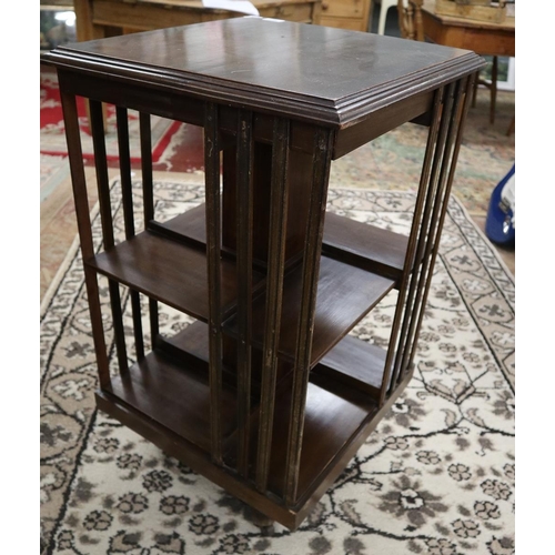 197 - Edwardian revolving bookcase