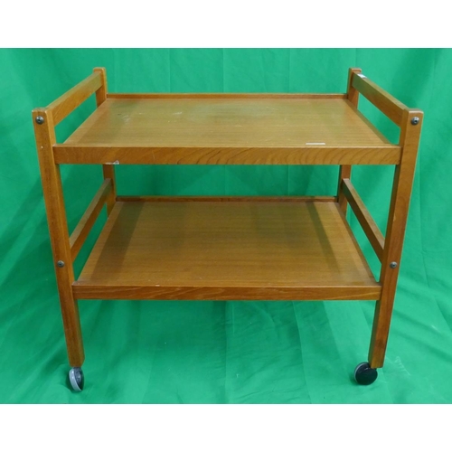 204 - Danish labelled teak trolley