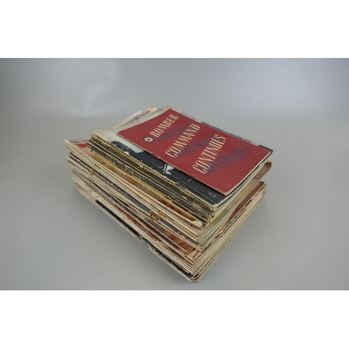 208 - Collection of vintage military magazines