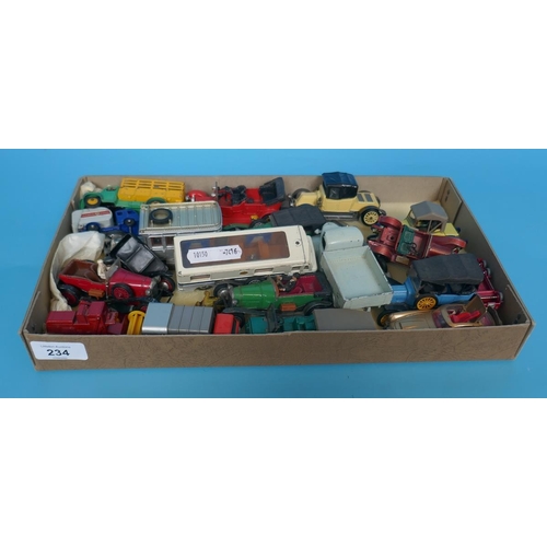 234 - Collection of die-cast Corgi and Dinky cars