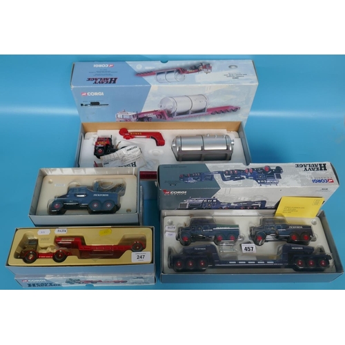 247 - Corgi - Heavy Haulage Pickfords 17701 and 17502 Robert Walker 31001 Wynns CC12604