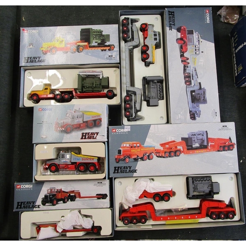 256 - Corgi Classics - Heavy Haulage Elliot’s of York 55501 Sunter Bros Ltd 17602 Sunters CC12302 Siddle C... 